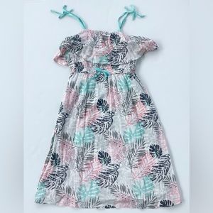 Jessica Simpson Girls Palm Leaf Dress